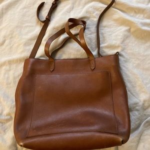 Madewell Medium Zip Top Transport Tote